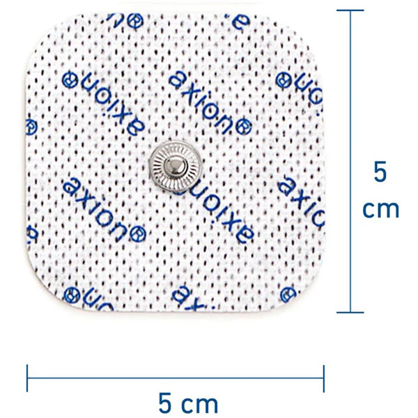 Elektroden 5x5 cm - 8 Stück - passend zu Beurer, Sanitas - 3,5mm Druckknopf - Image 2