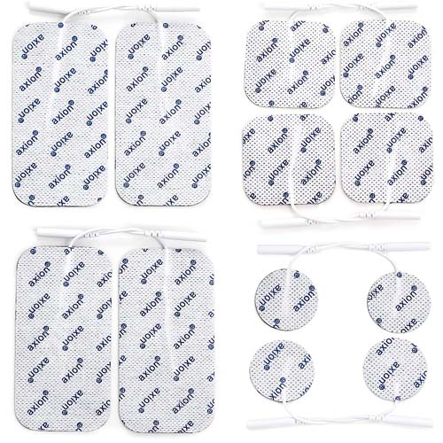 Elektroden Kombi-Set - 12 Stück - passend zu axion, Prorelax, Promed - 2mm Steckanschluss